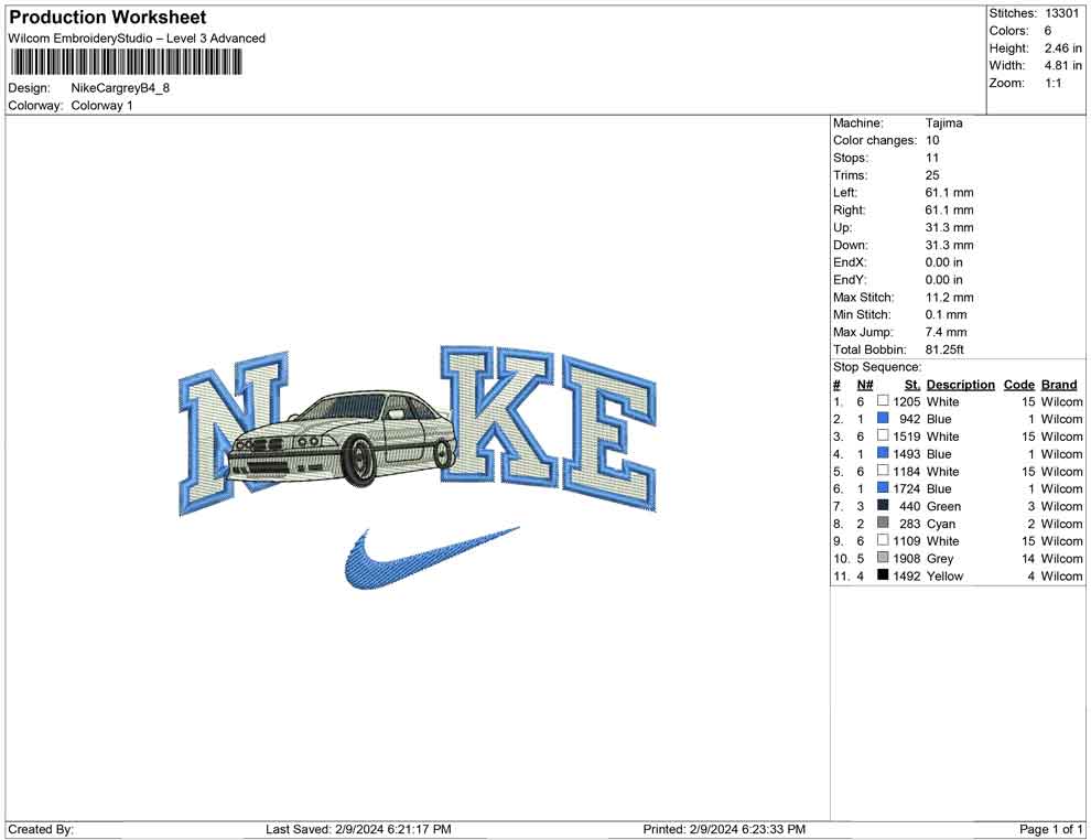 Nike Car Gey B