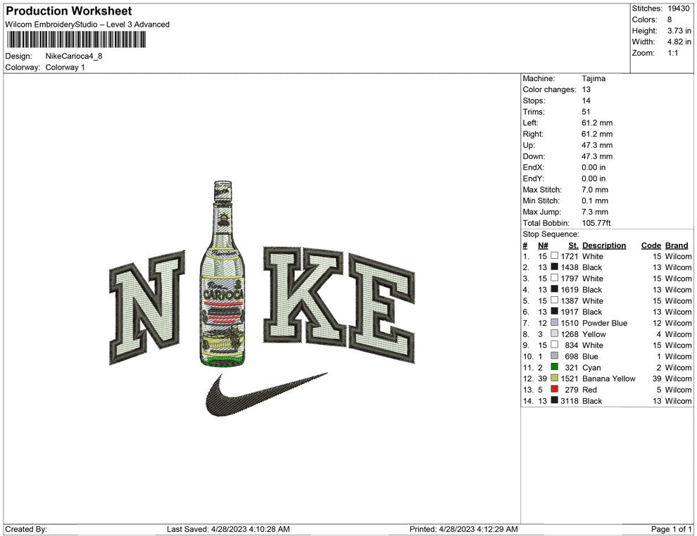Nike Carioca bottle
