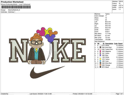 Nike Carl Ballon