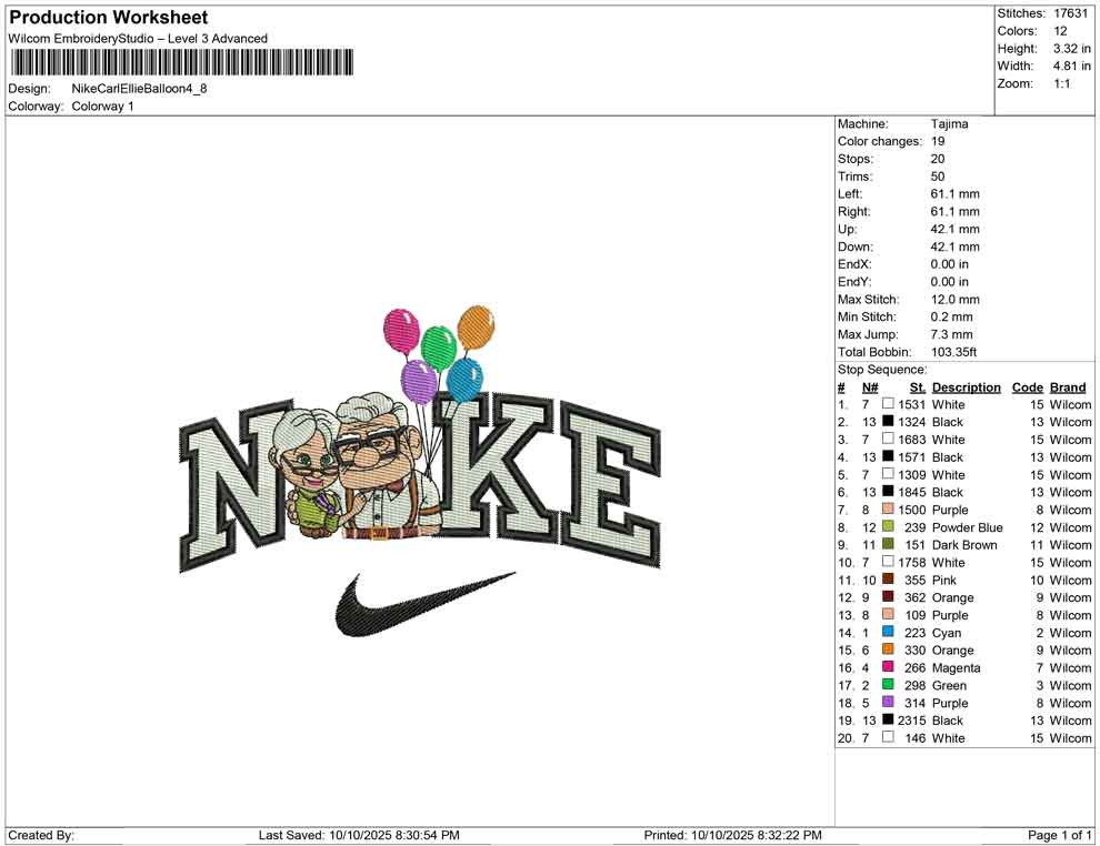 Nike Carl Ellie Balloon