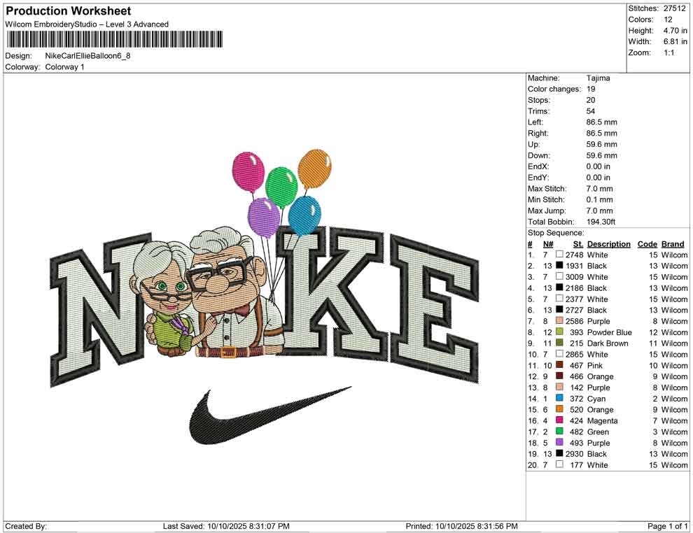Nike Carl Ellie Balloon
