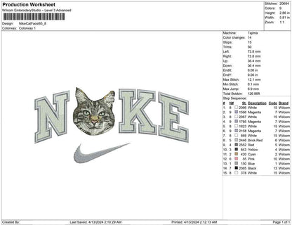 Nike Cat Face B