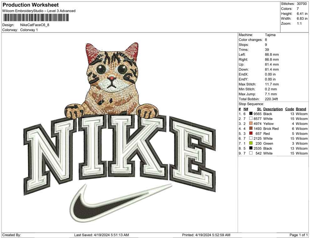 Nike Cat Face C