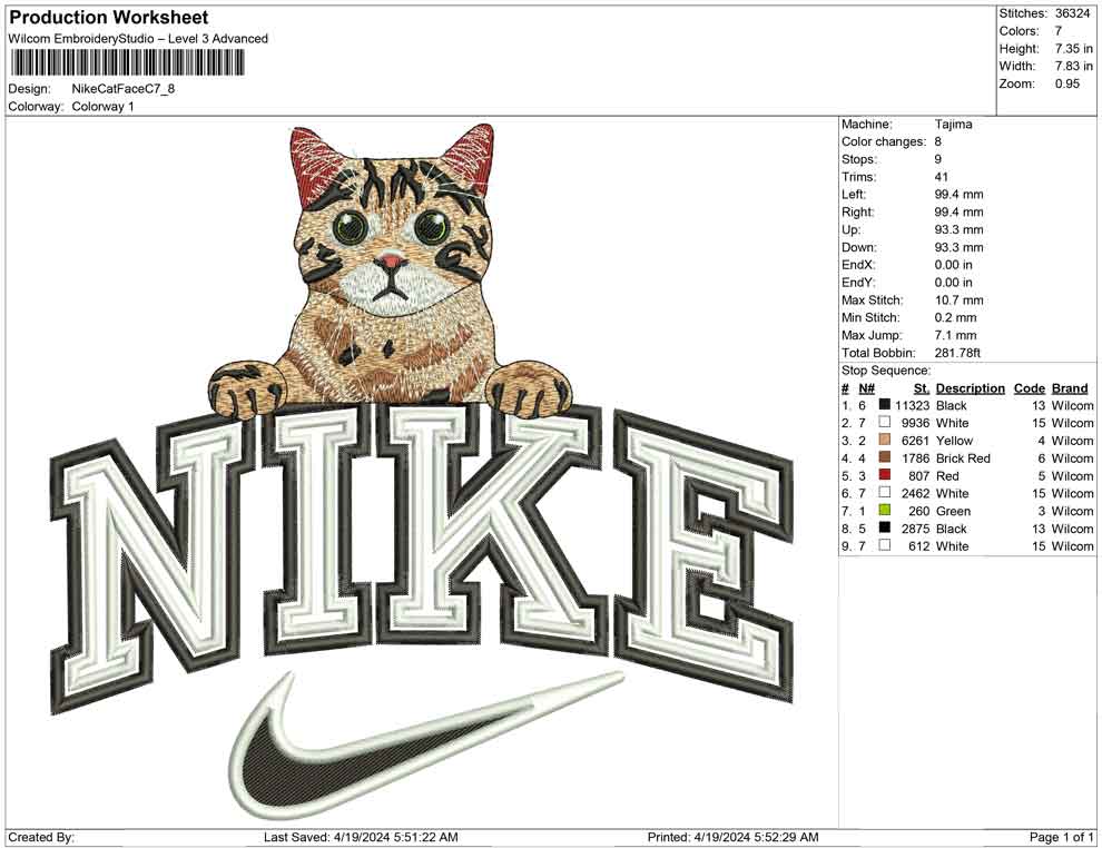 Nike Cat Face C
