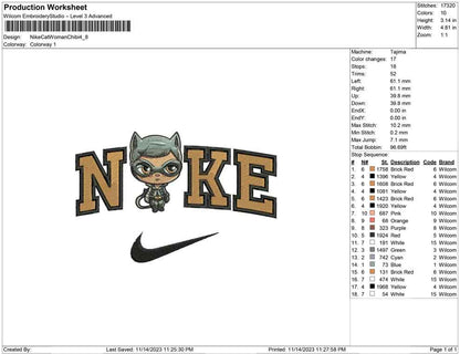 Nike Cat Woman Chibi