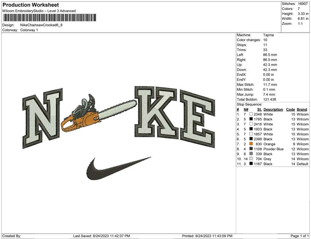 Nike Chainsaw Crooked
