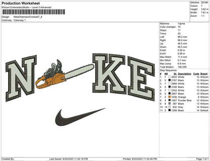 Nike Chainsaw Crooked