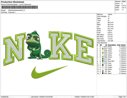 Nike chameleon Stand