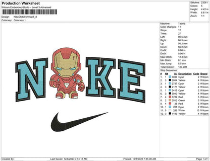 Nike Chibi ironman