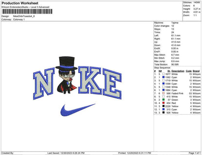 Nike Chibi Tuxedo