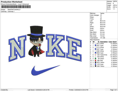 Nike Chibi Tuxedo