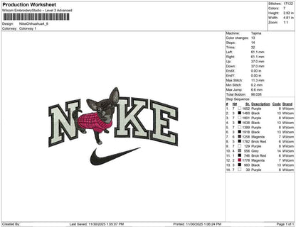 Nike Chihuahua