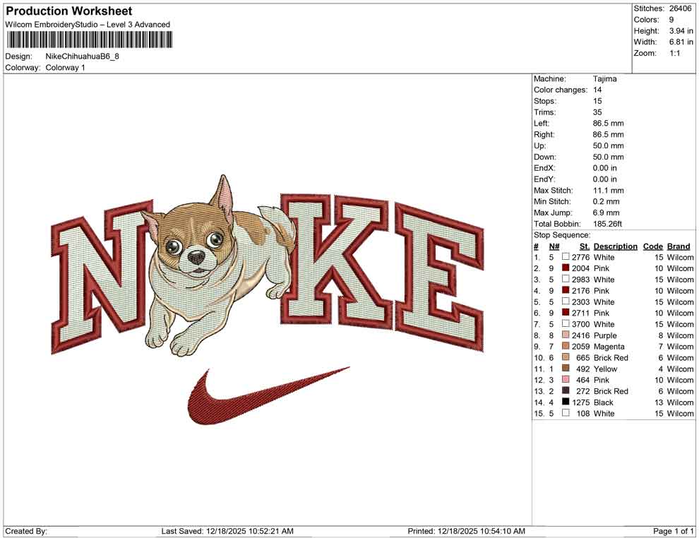 Nike Chihuahua B