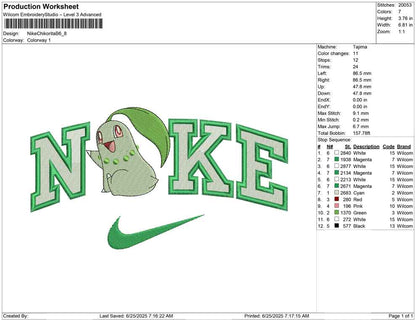 Nike Chikorita B