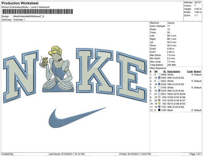 Nike Cinderella with mouse
