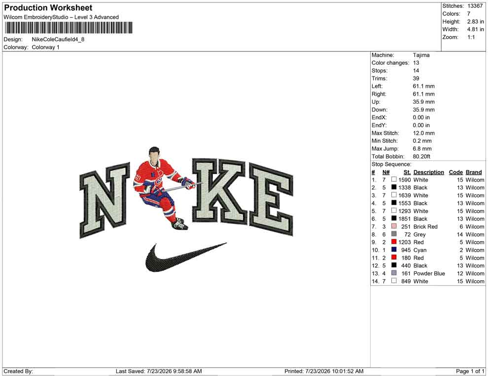 Nike Cole Caufield