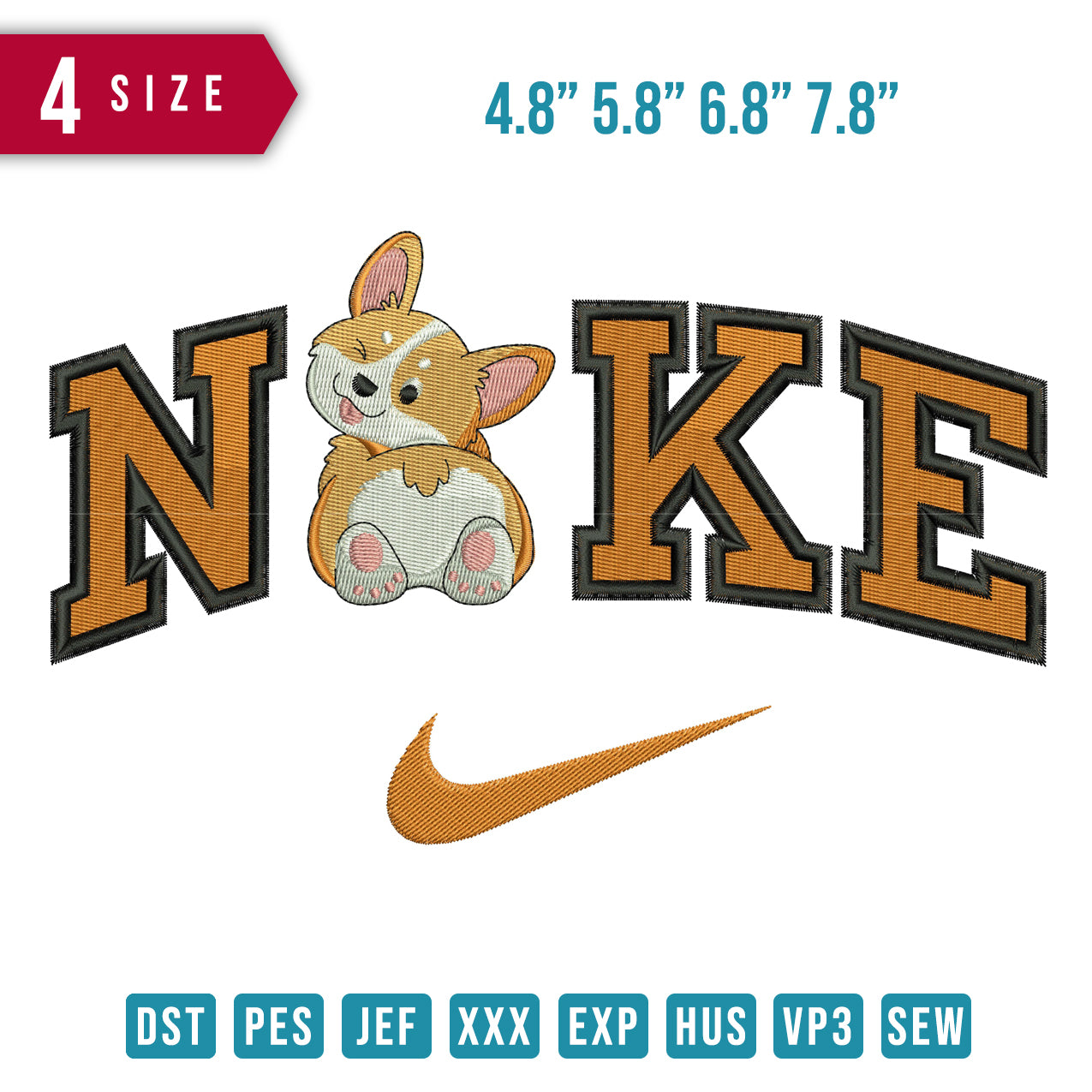 Nike Corgi Chibi – Embrobuy