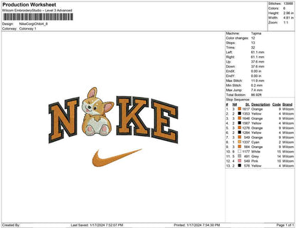 Nike Corgi Chibi
