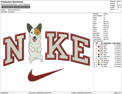 Nike Corgi Stand
