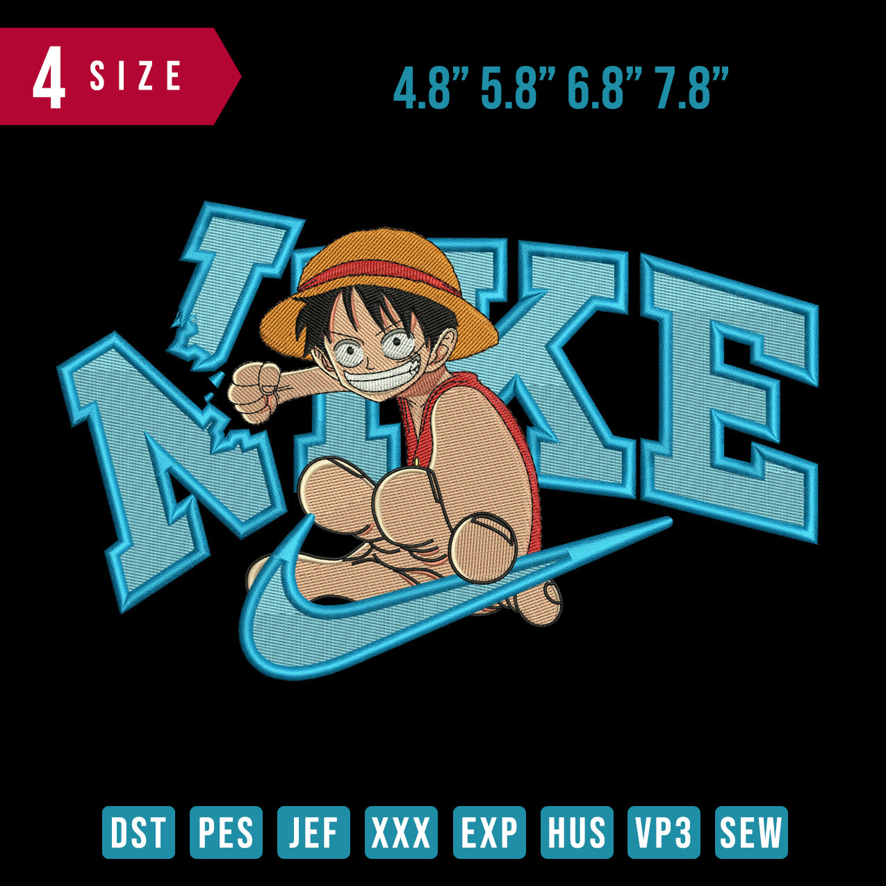 Nike Crash Luffy