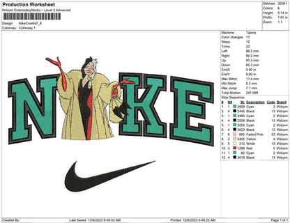 Nike cruella