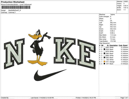 Nike Daffy Duck