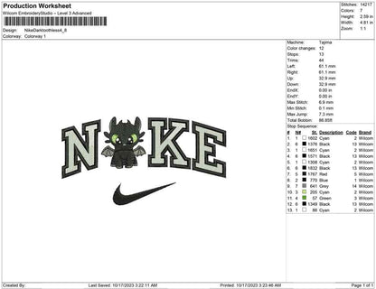 Nike Dark toothless