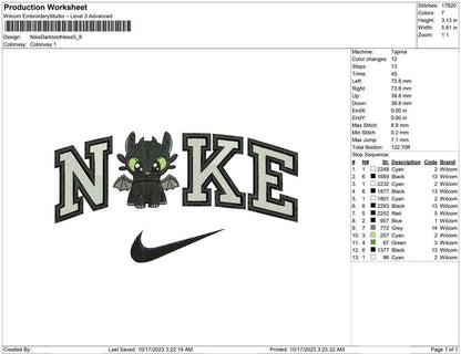 Nike Dark toothless