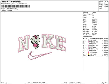 Nike Db Hellokitty
