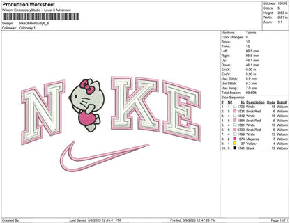 Nike Db Hellokitty