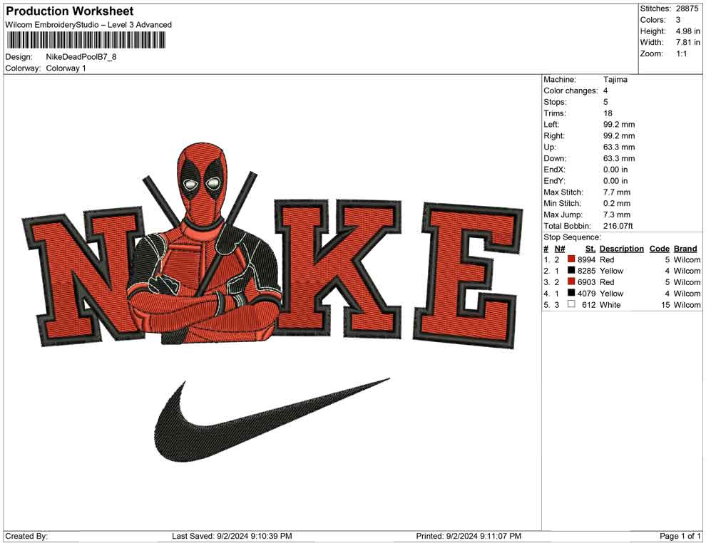 Nike Dead Pool B