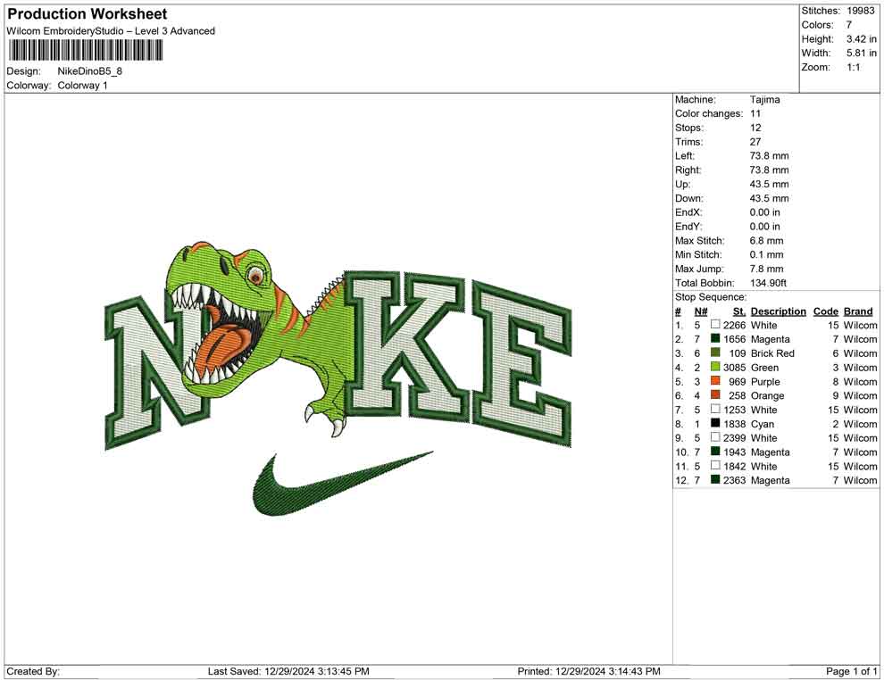 Nike Dino B