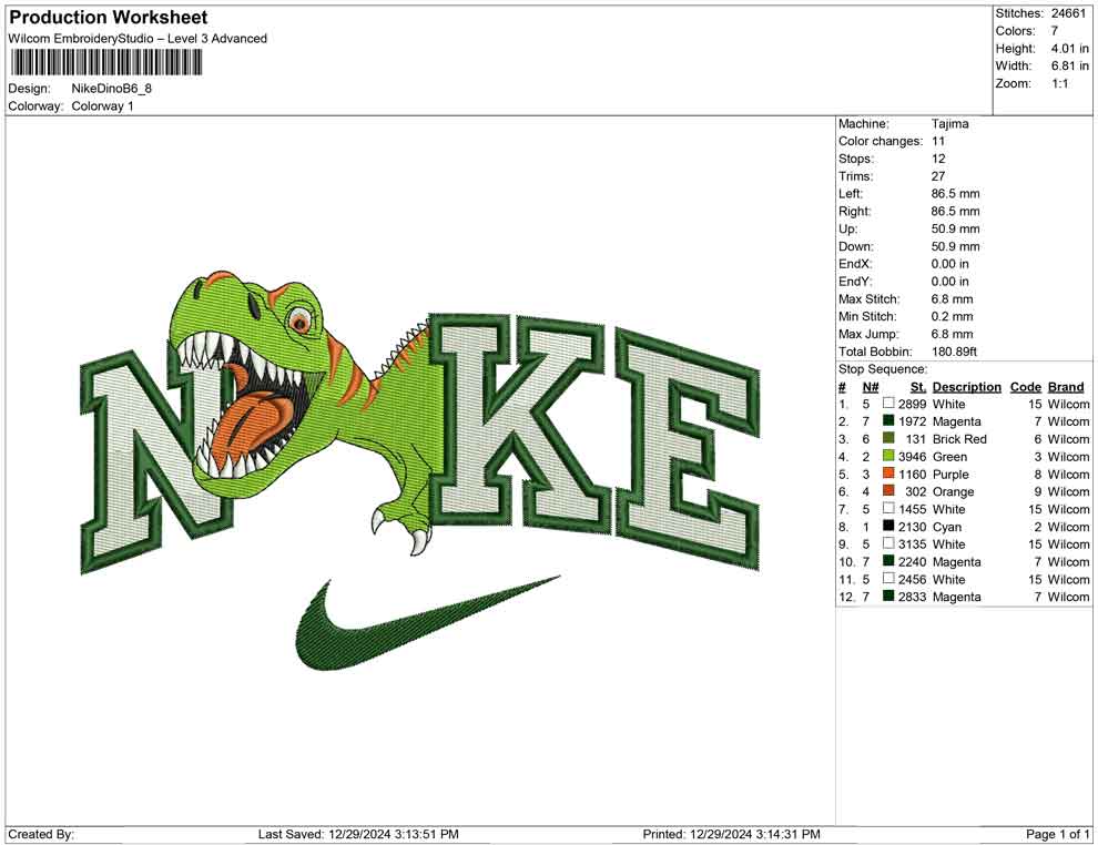 Nike Dino B