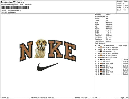 Nike Dog Brown