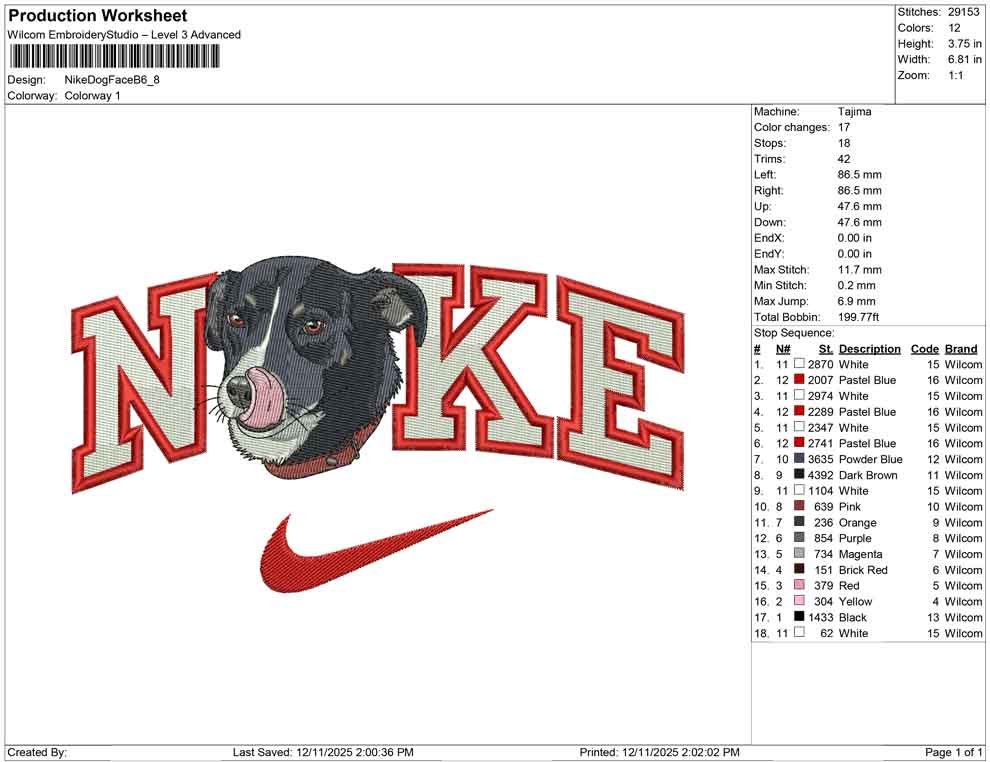 Nike Dog Face B