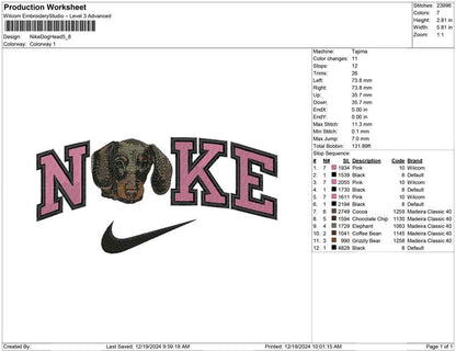 Nike Dog Head
