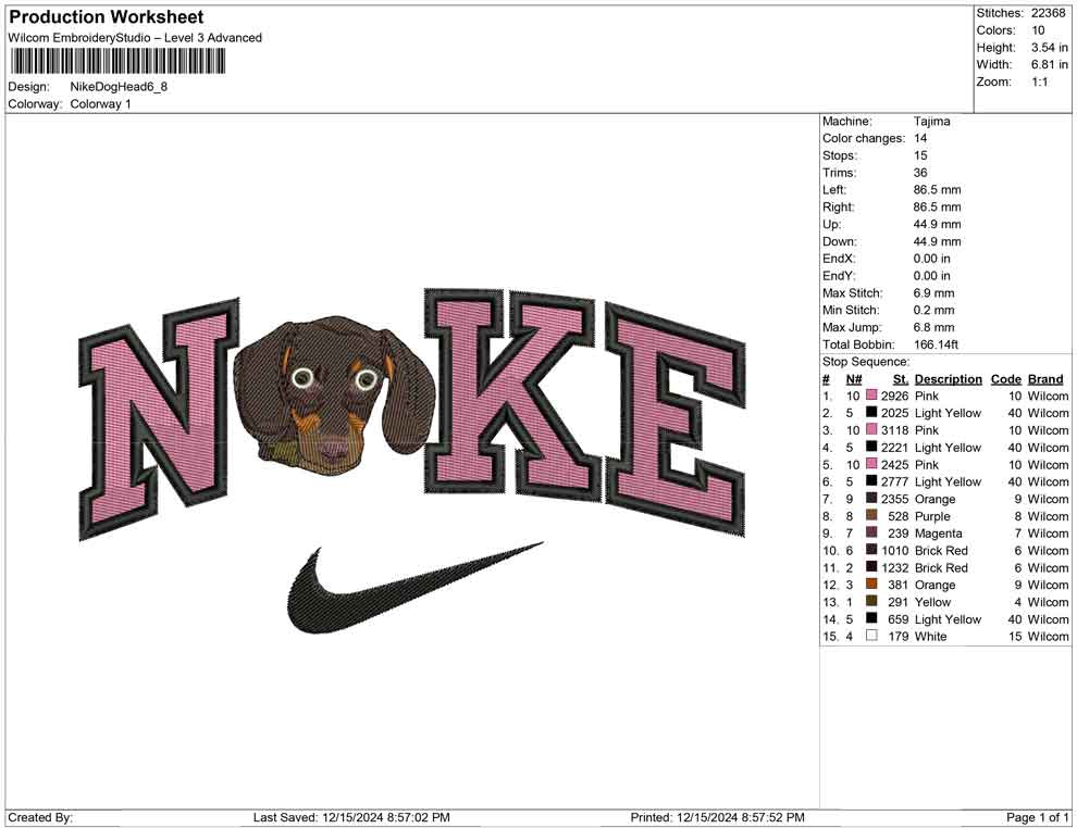 Nike Dog Head