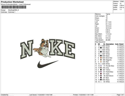 Nike Dog Sit B