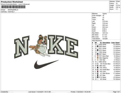 Nike Dog Sit B
