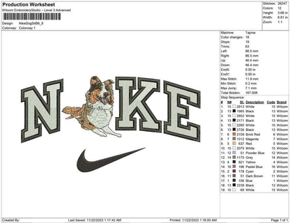 Nike Dog Sit B