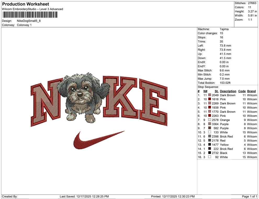 Nike Dog Small