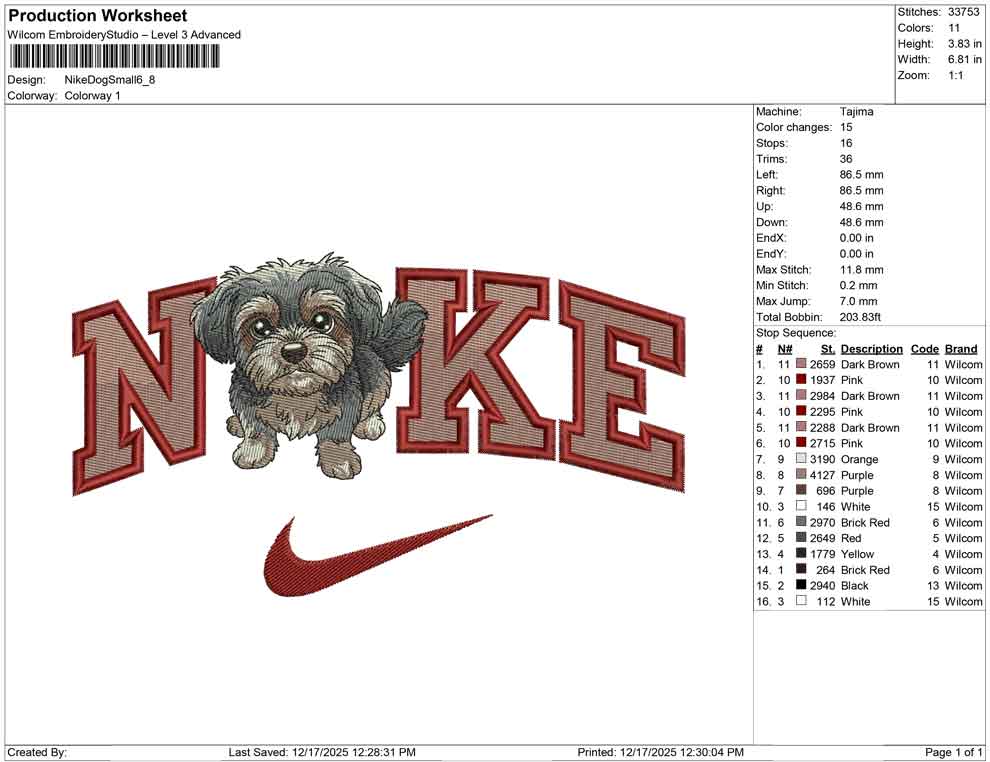 Nike Dog Small