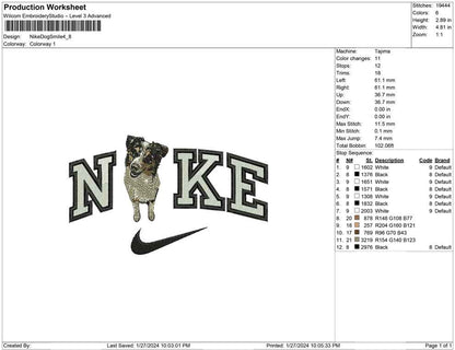 Nike Dog Smile