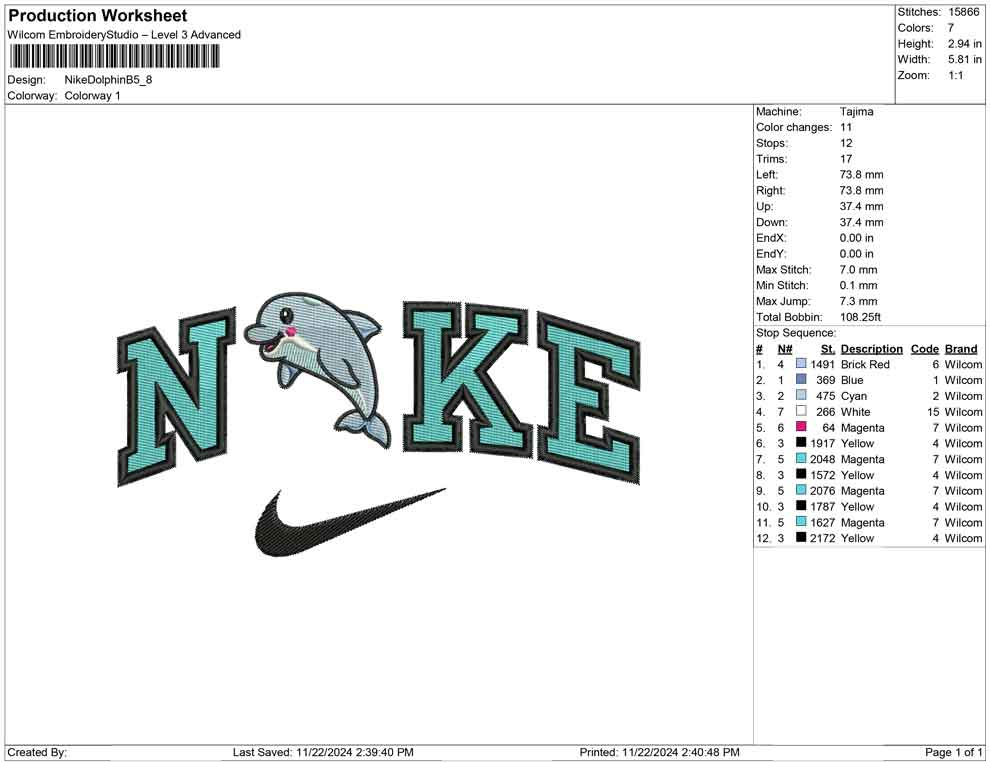 Nike Dolphin B