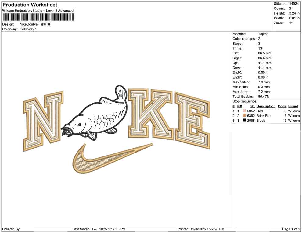 Nike Double Fish