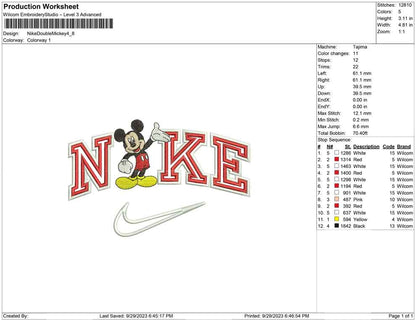 Nike Double Mickey