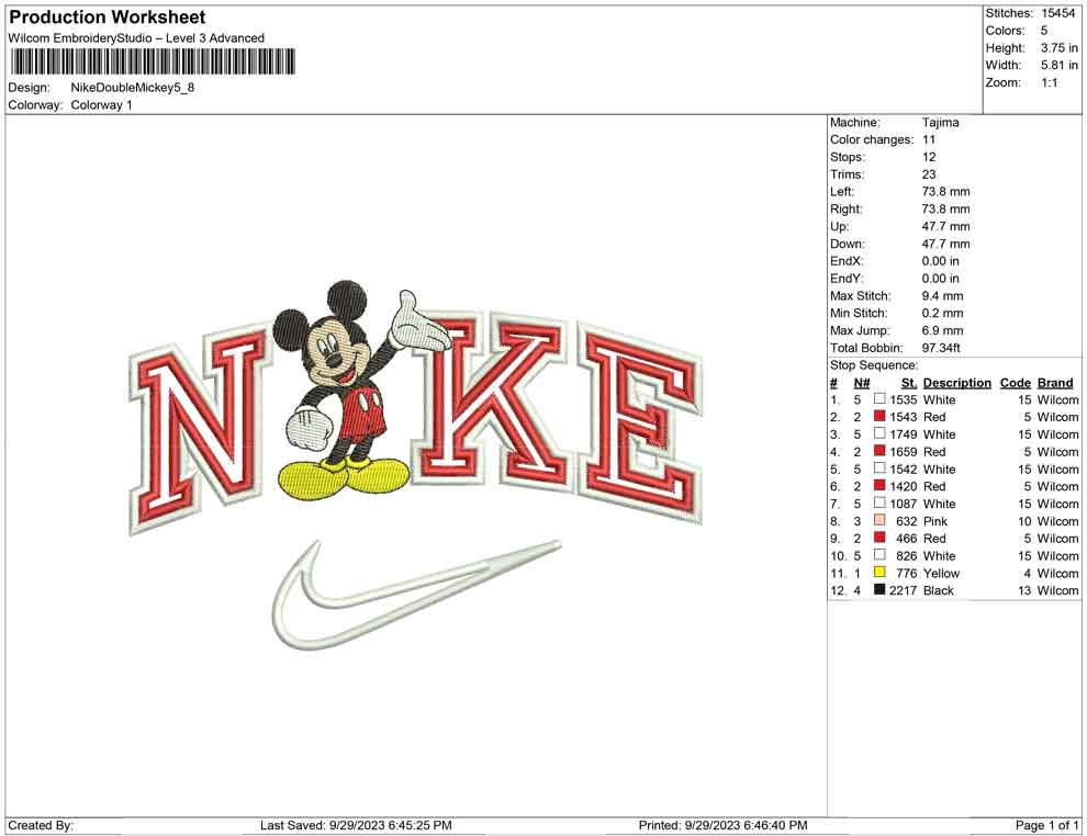 Nike Double Mickey