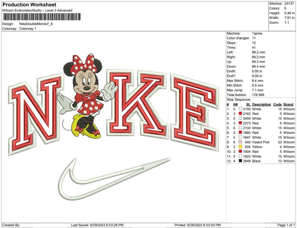 Nike Double Minnie