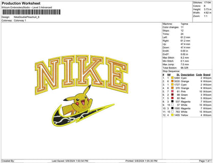 Nike Double Pikachu