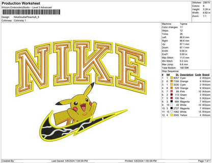 Nike Double Pikachu